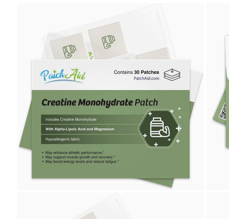 Creatine Monohydrate Patch - Muscle Strength & Recovery