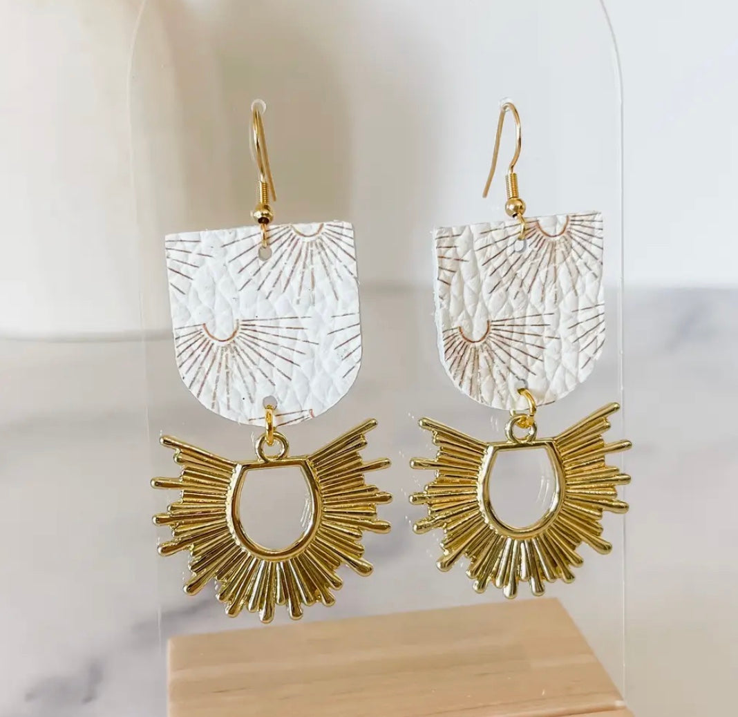 Della Leather Earring