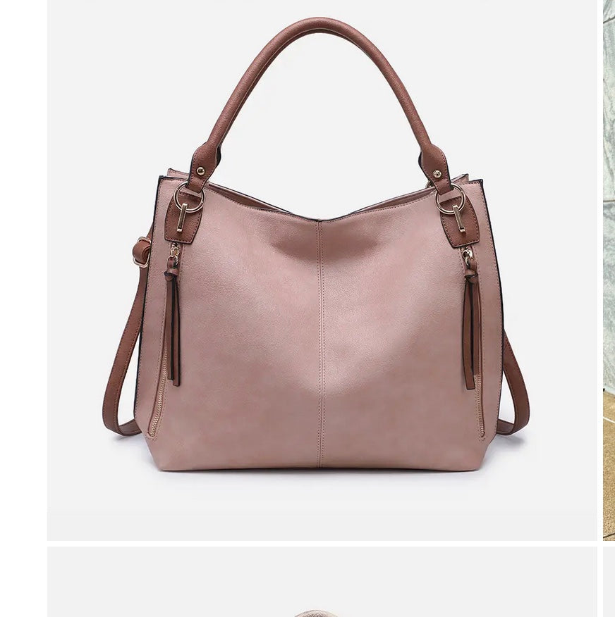 Connar Distressed Side Pocket Tote