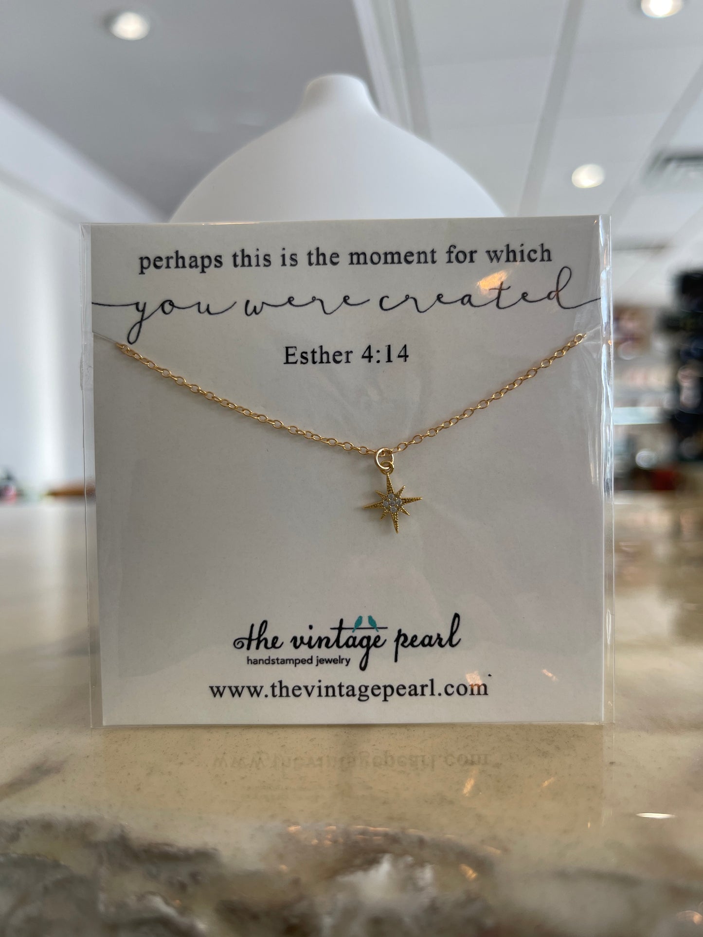 You Were Created - Esther 4:14 Necklace