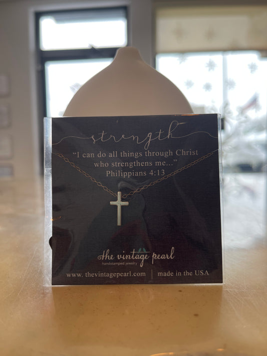 Strength - Philippians 4:13 necklace