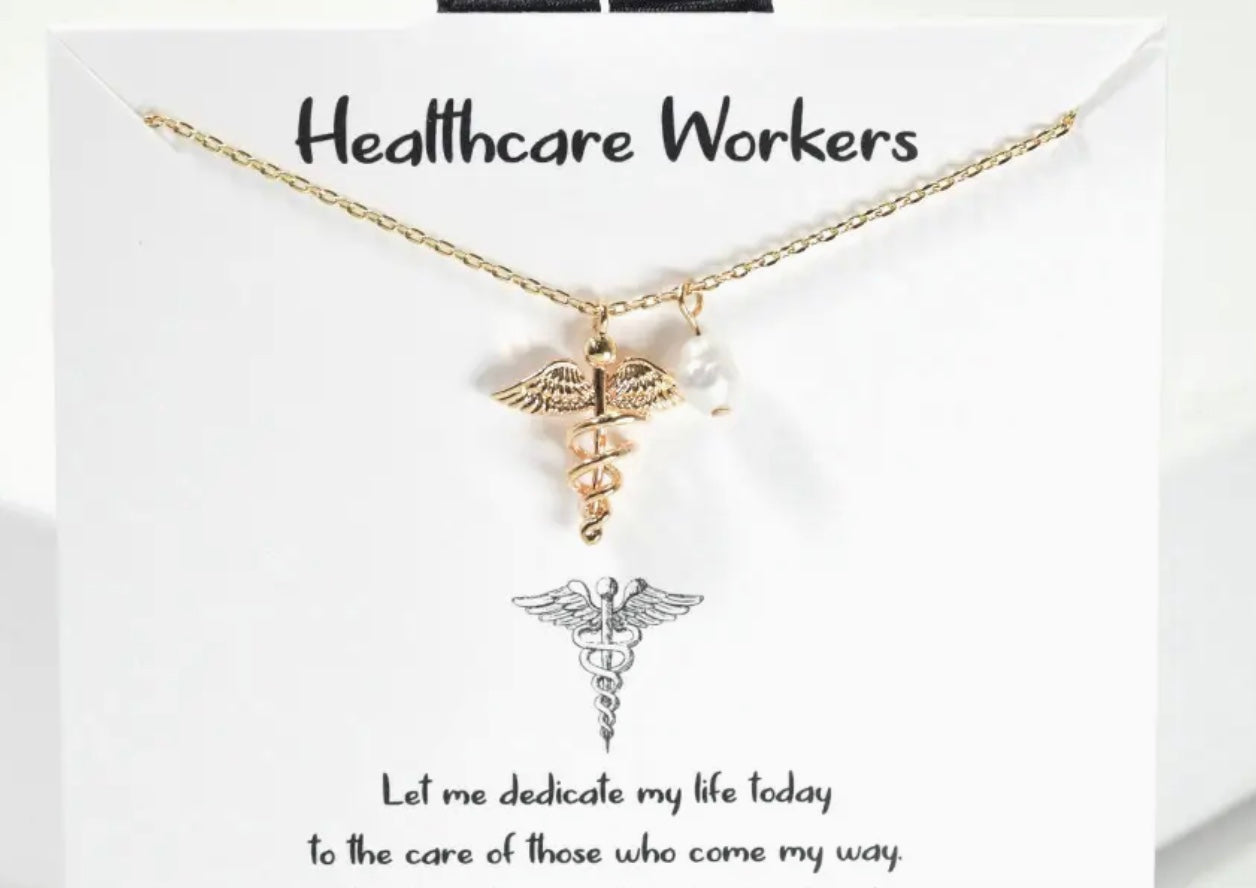 Healthcare Workers Dainty Charm Necklace