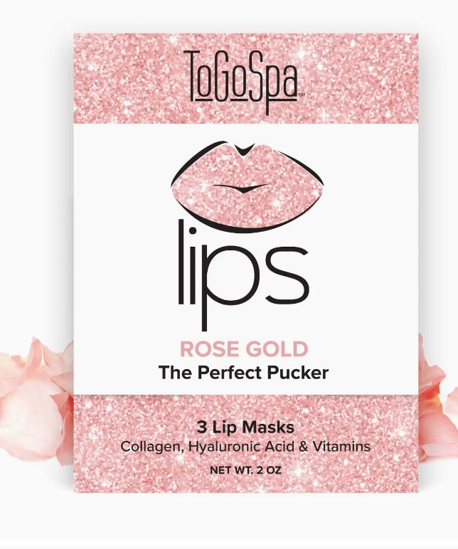 Rose Gold Lips By ToGoSpa the Perfect Pucker-3pk