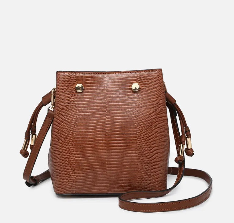 Rain Lizard Mini Bucket Bag