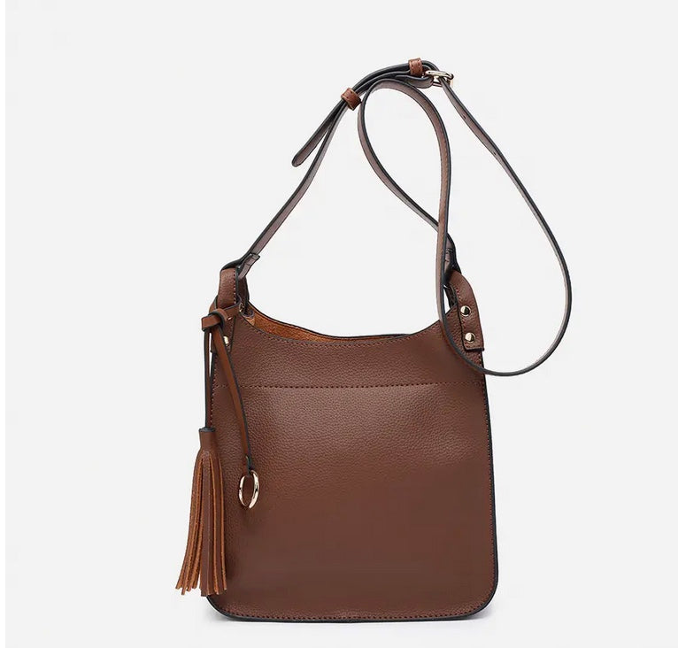 Lucinda Square Crossbody w/ Tassels