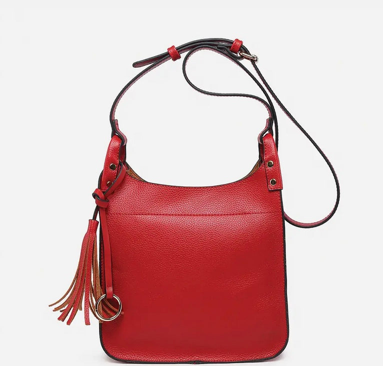 Lucinda Square Crossbody w/ Tassels