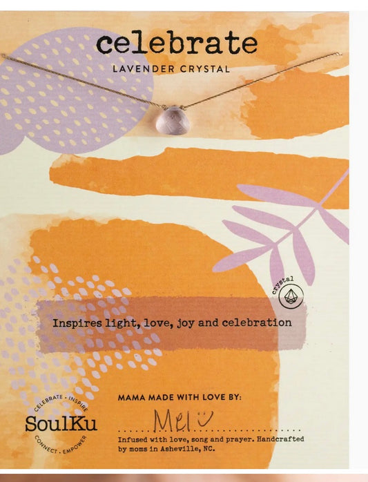 Celebration- Lavender Soul Shine Necklace