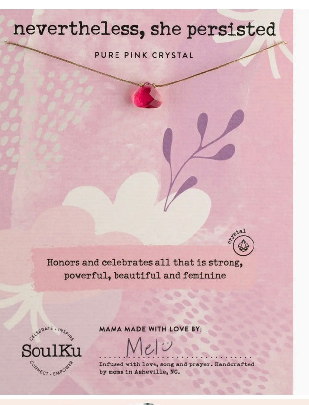 Pure Pink Soul Shine For Nevertheless She Persisted