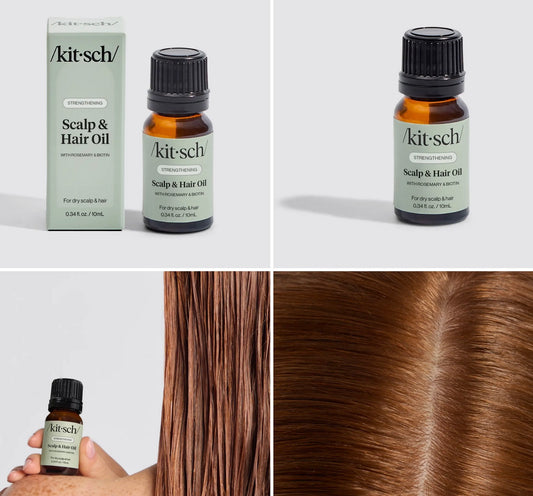 Strengthening Scalp & Hair Oil with Rosemary & Biotin -10 Ml