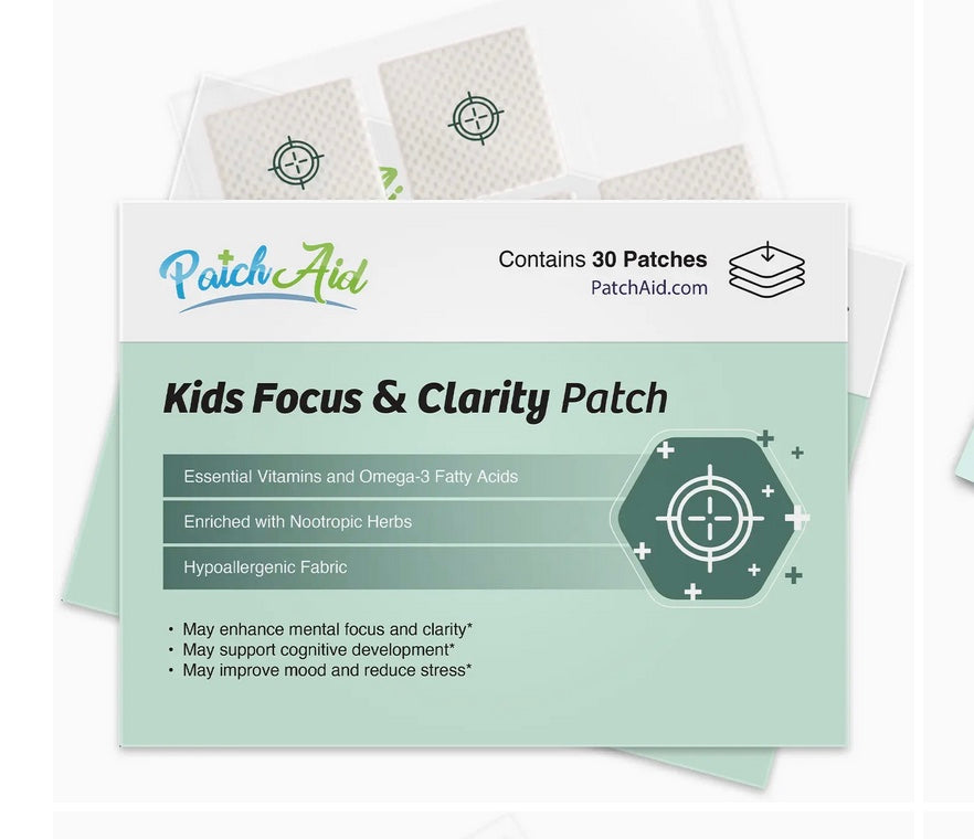 Kids Focus & Clarity Patch – Daily Cognitive Booster