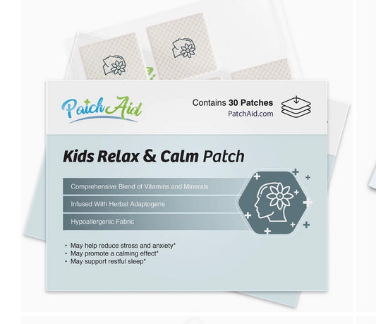 Kids Relax & Calm Patch - Natural Stress Relief & Relaxation