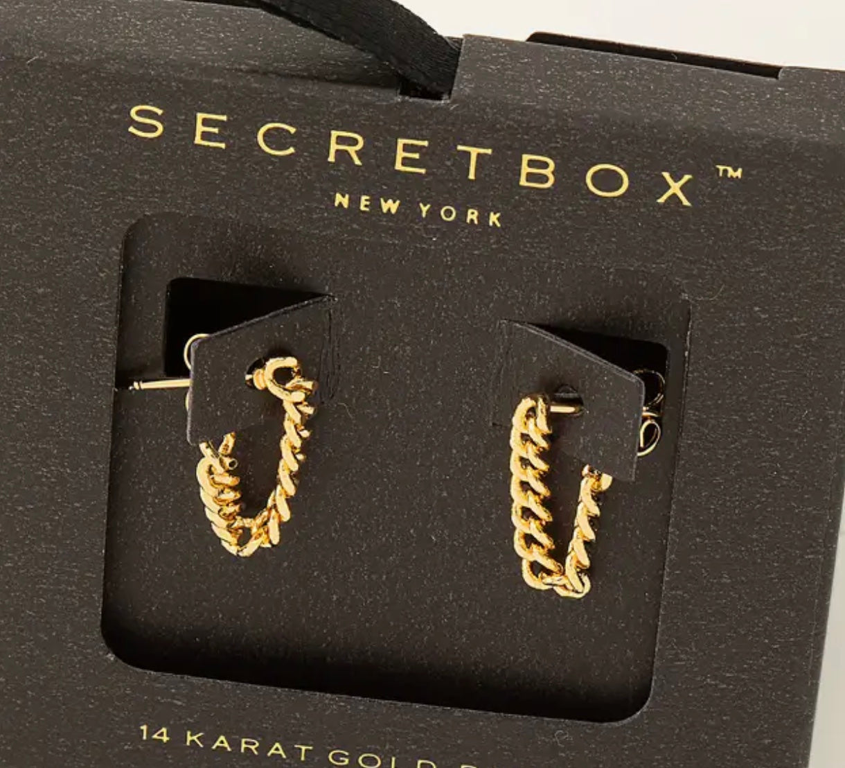 Mini Chain Link Thread Earrings