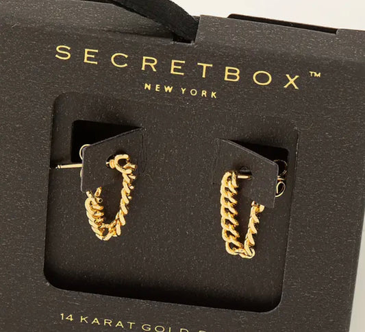 Mini Chain Link Thread Earrings