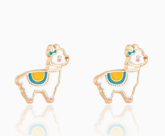Glama Llama Cutie Stud Earrings