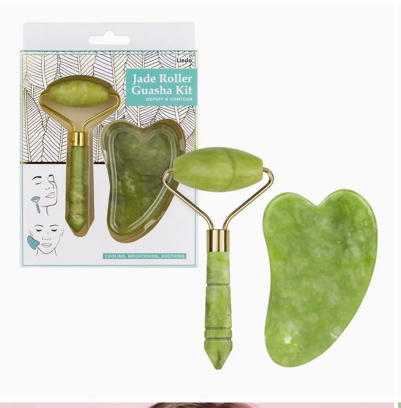 Jade Roller Guasha Kit - Travel Size