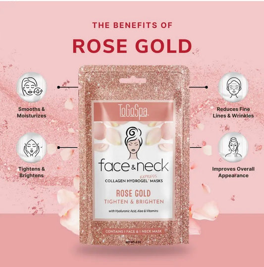 Rose Gold Express Face & Neck Mask