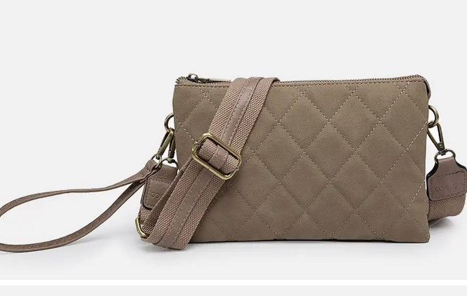 Izzy Quilted Crossbody w/ Guitar Strap