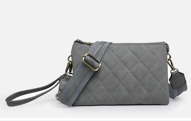 Izzy Quilted Crossbody w/ Guitar Strap