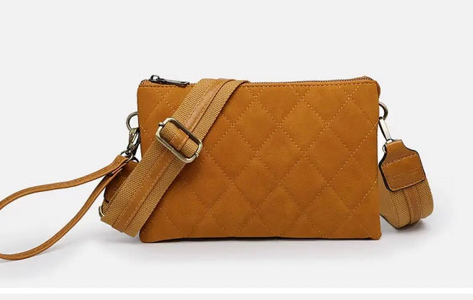 Izzy Quilted Crossbody w/ Guitar Strap