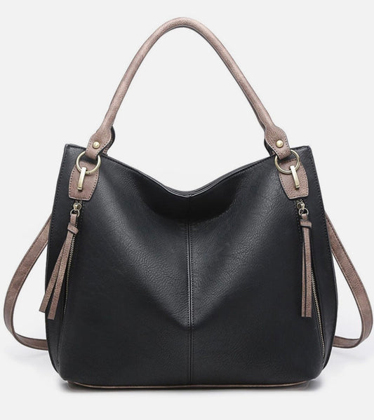 Connar Distressed Side Pocket Tote