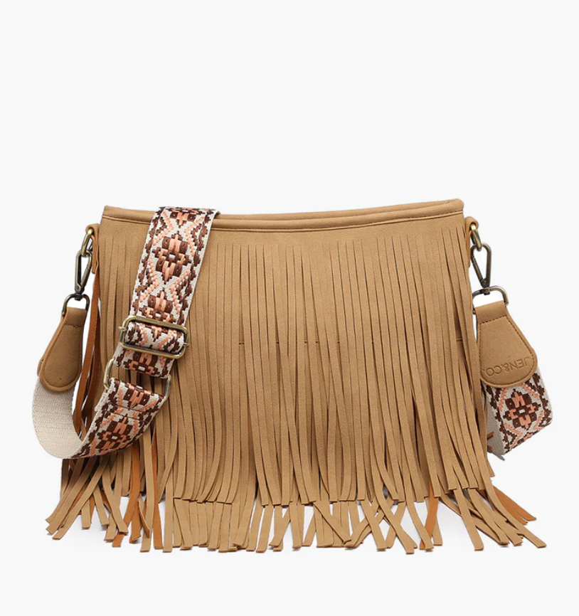 Sadie Suede Fringe Crossbody