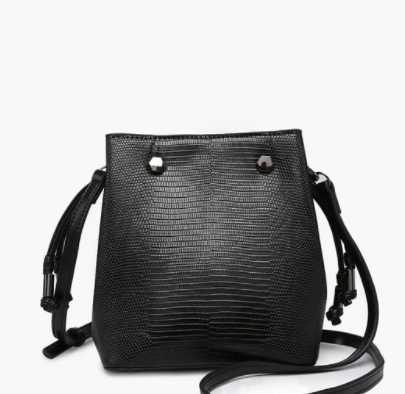 Rain Lizard Mini Bucket Bag