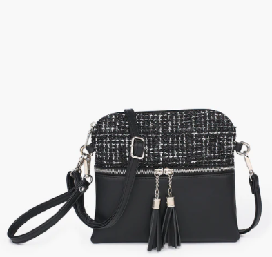 Tara Tweed Crossbody