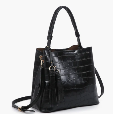 Olivia Croc Satchel