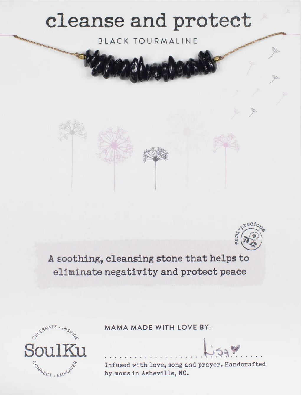 Cleanse and Protect - Black Tourmaline Necklace