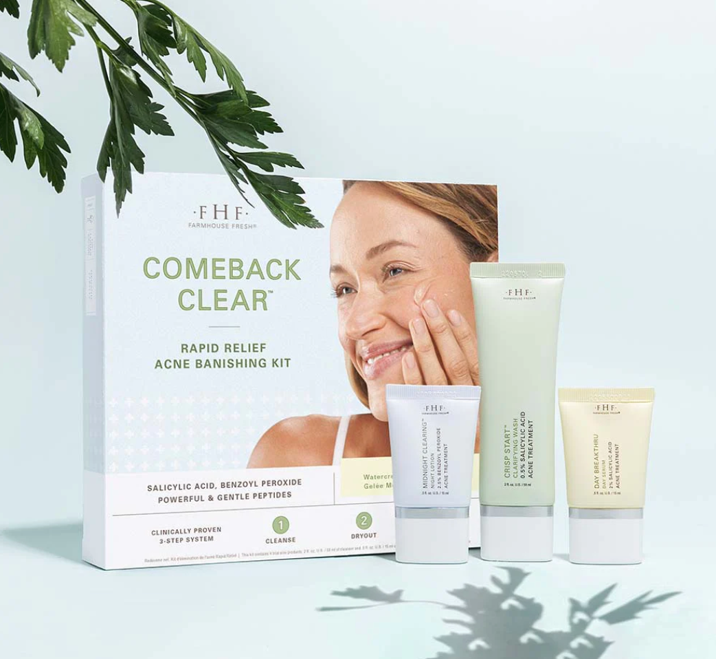 Comeback Clear Rapid Relief Acne Kit