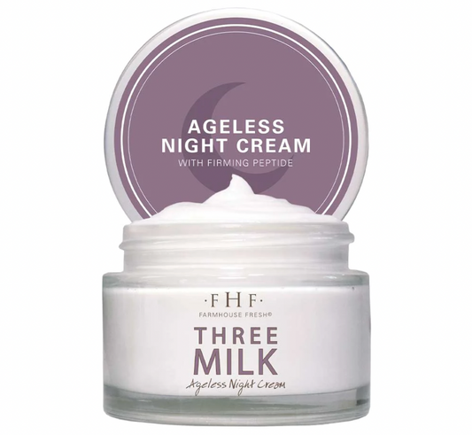 Three Milk Ageless Sleep Cream with Peptides