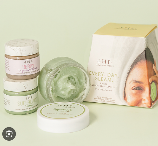 Every. Day. Gleam. 3 piece Mini Facial Set