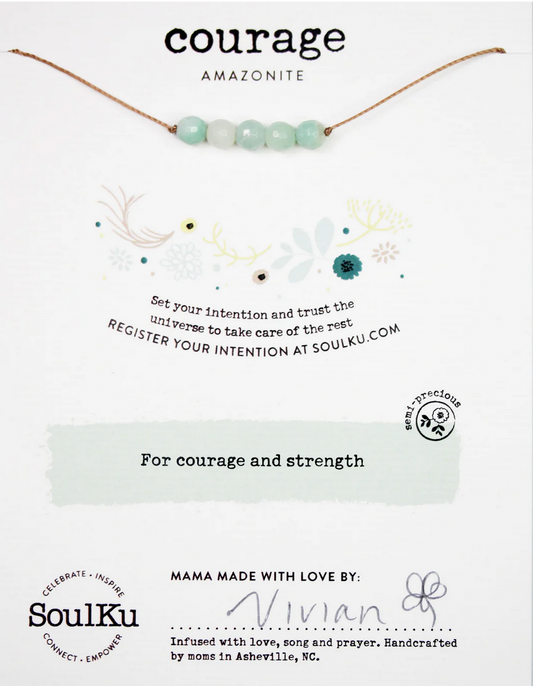 Courage - Amazonite Necklace