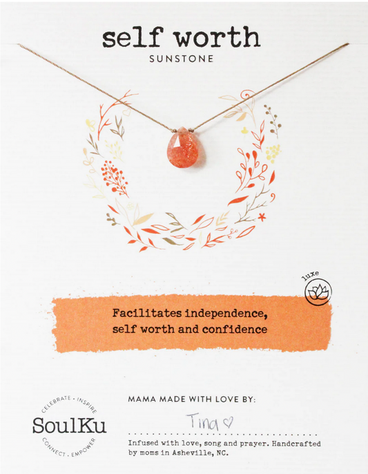 Self Worth - Sunstone Luxe Necklace