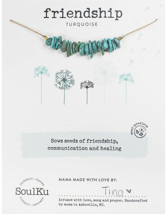 Friendship - Turquoise Necklace