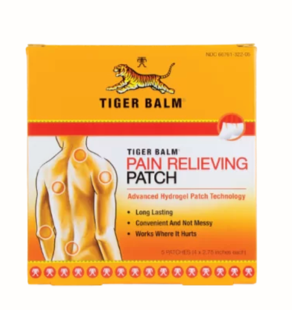 Tiger Balm Pain Relieving Patch - 4 count/pkg