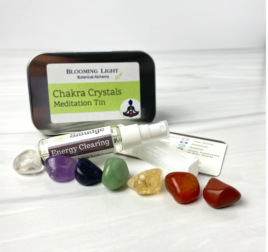 Chakra Crystal Meditation Tin