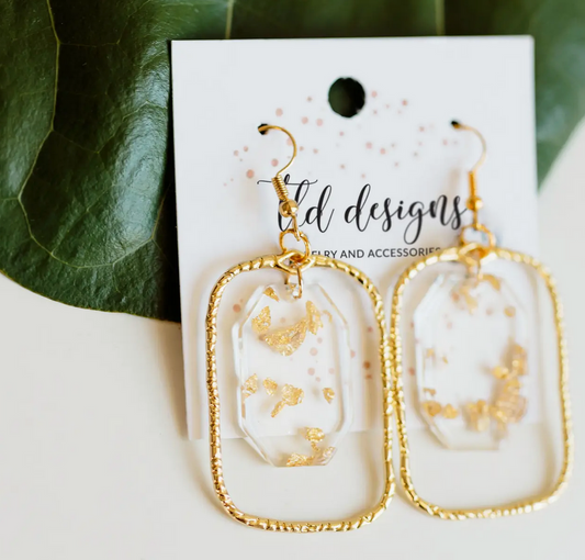 Gold Flecks Earrings