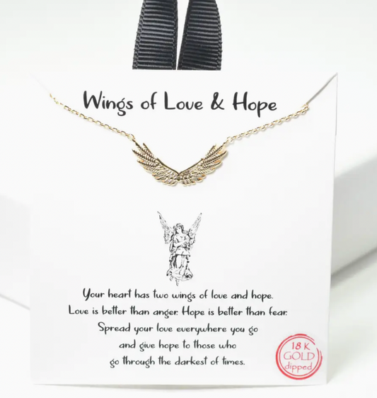 Wings of Love & Hope Necklace