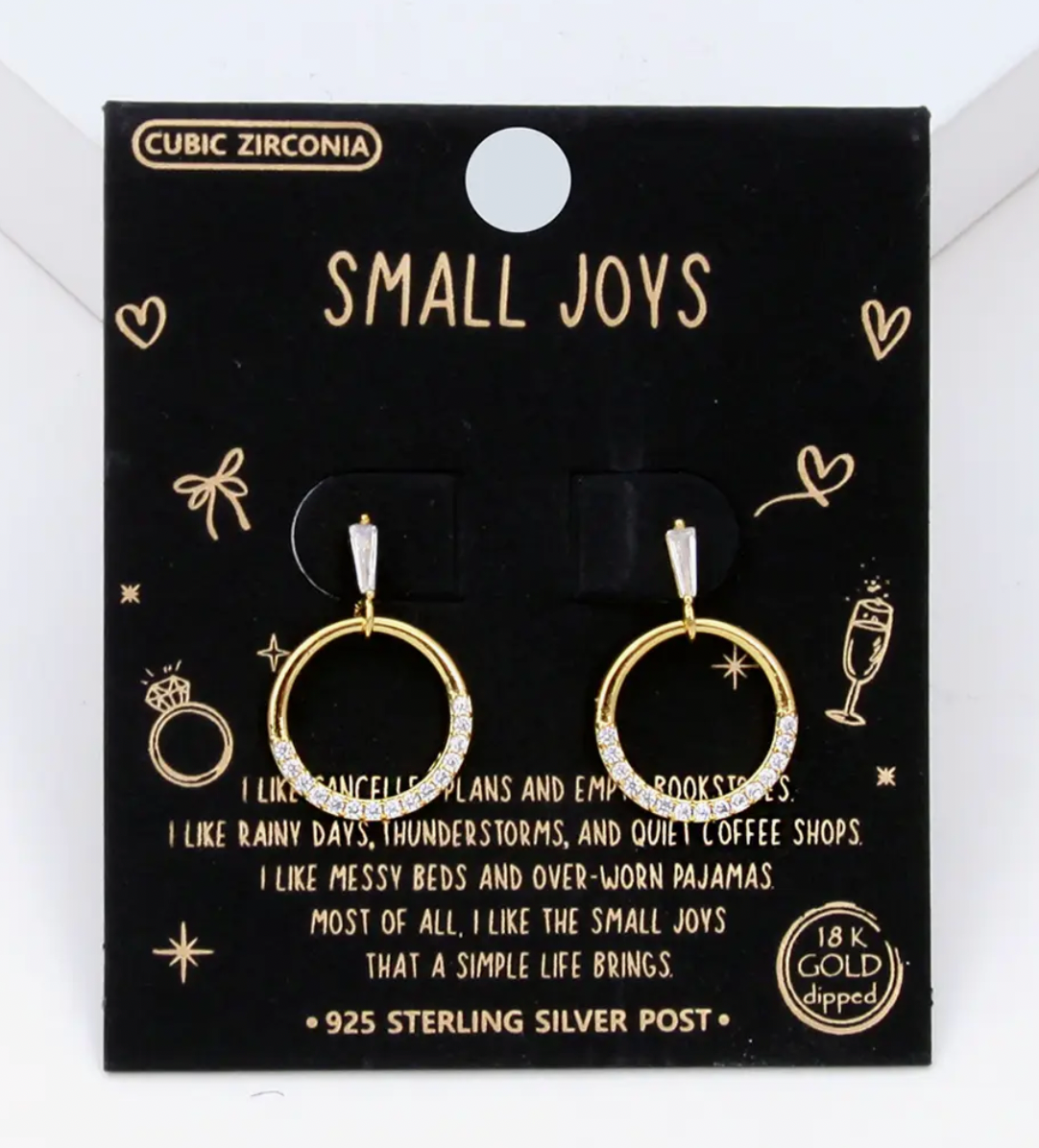 Small Joys Gold Earrings