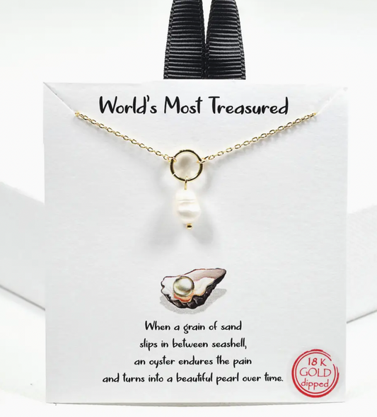 World's Most Treasure Pearl Necklace Gold