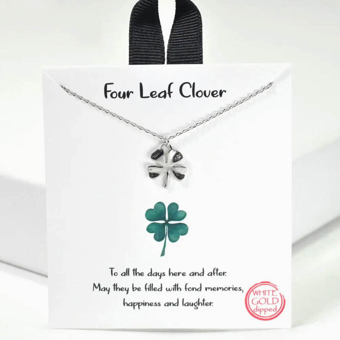 Four Leaf Clover Charm Necklace