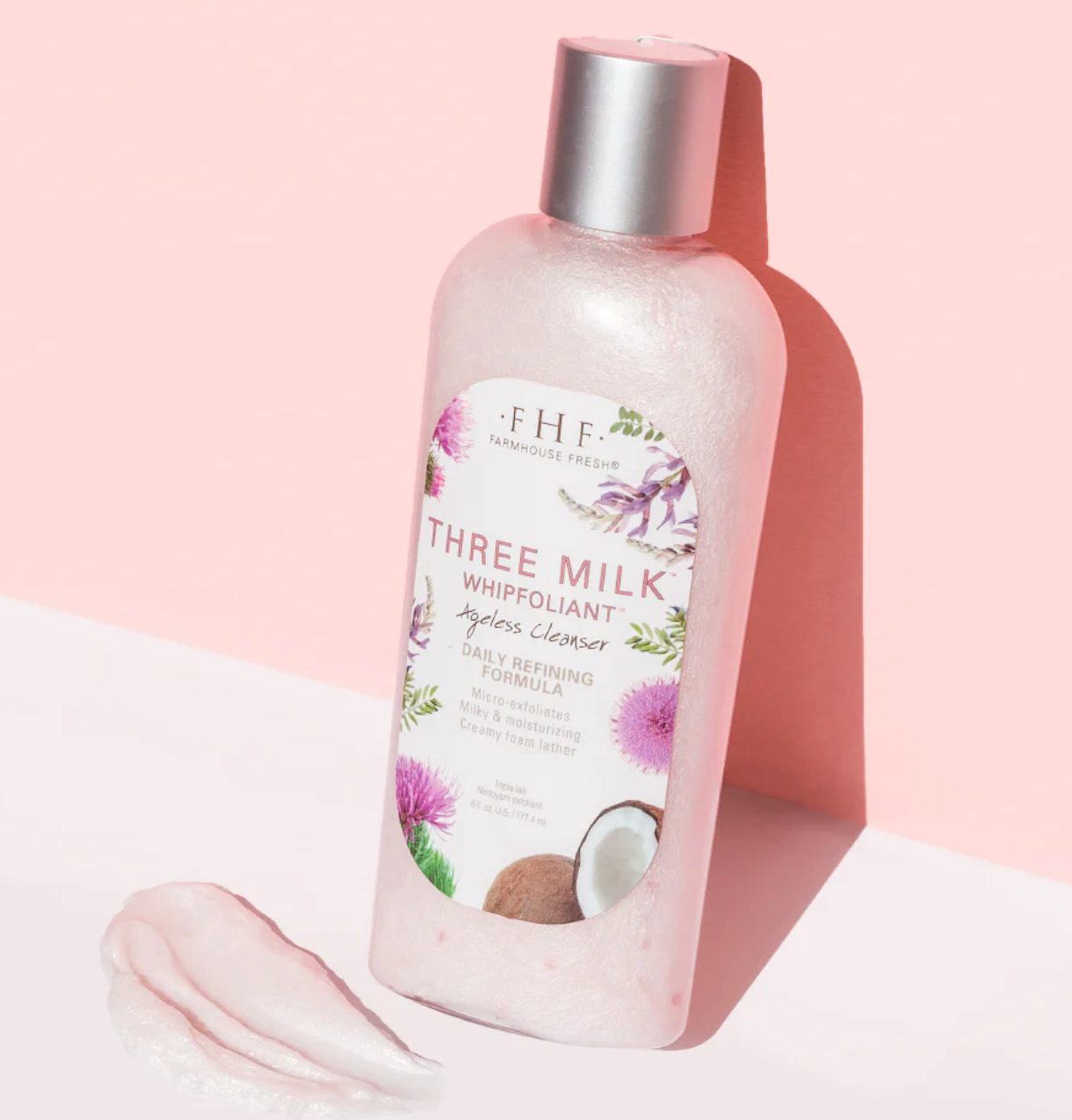 Three Milk Whipfoliant Cleanser