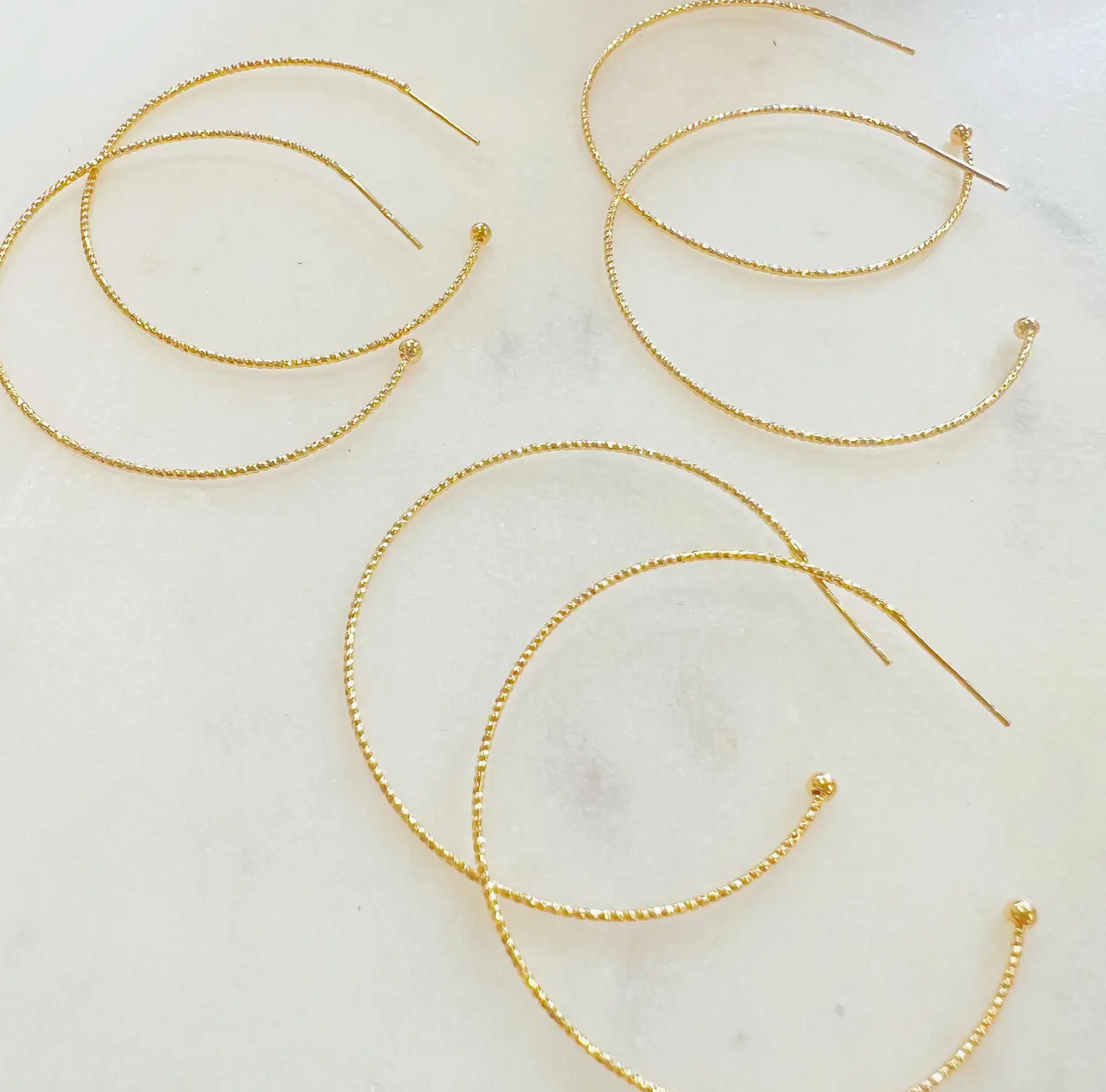 Dainty Gold Hoops