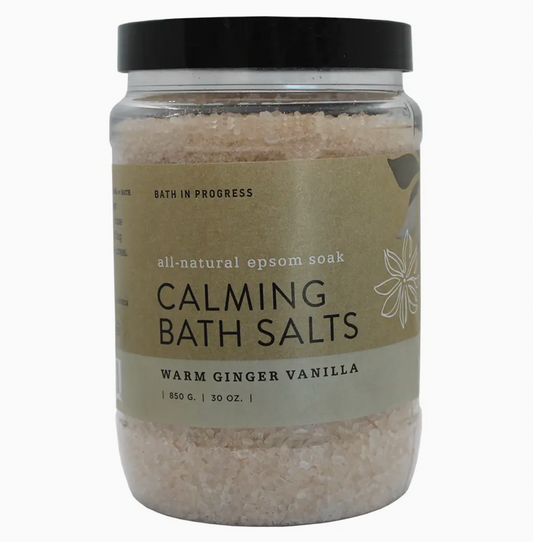 Calming Bath Soak - Warm Ginger Vanilla