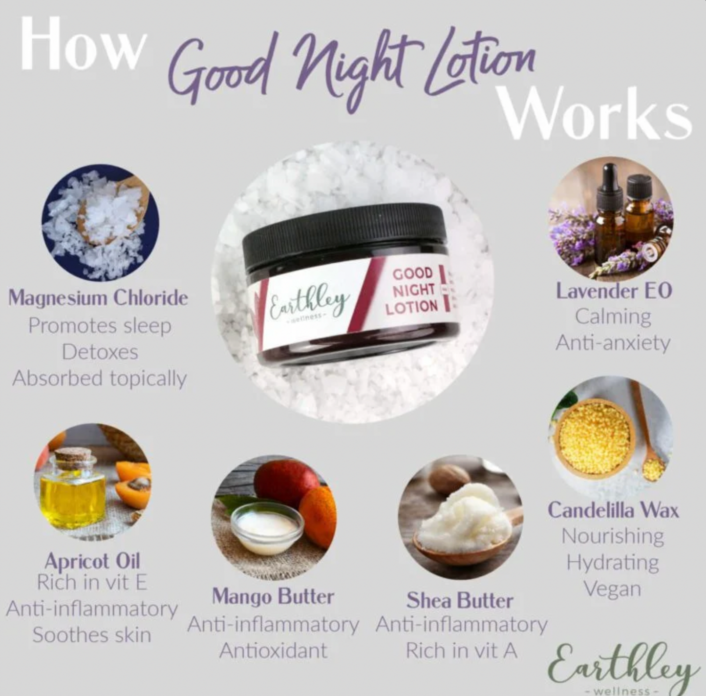 Good Night Lotion - Blueberry Vanilla