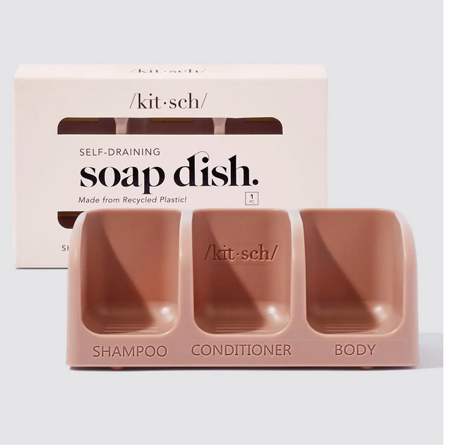 Self-Draining Soap Dish