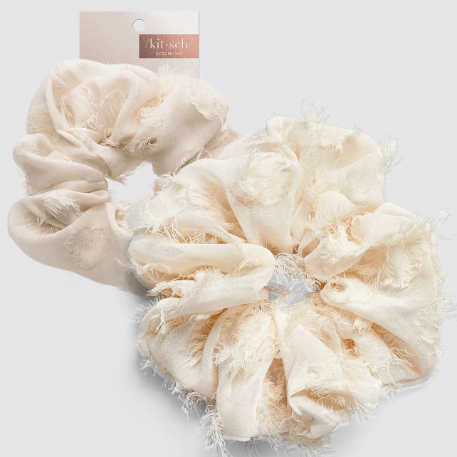 Brunch Scrunchie - Frayed Linen