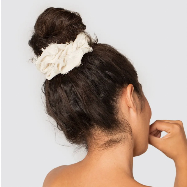 Brunch Scrunchie - Frayed Linen