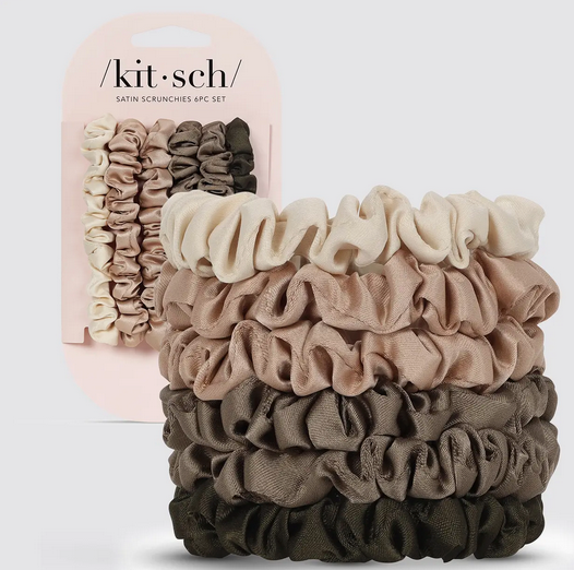 Ultra Petite Satin Scrunchies